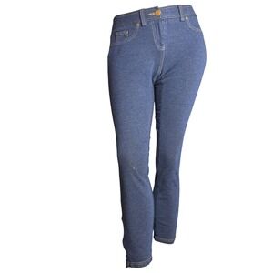 INC Jeggings Ankle Zip Blue Denim Skinny Low Rise Y2K Style Normcore  Size 2